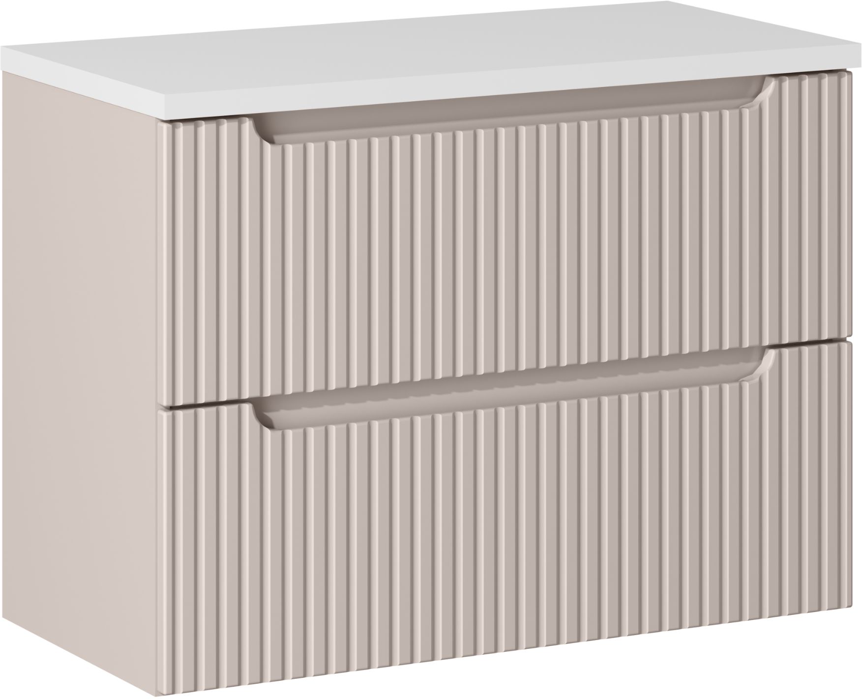 Set dulap Comad Nova Cashmere NOVA CASHMERE 82-80-2S, blat Comad Nova White NOVA WHITE 89-80