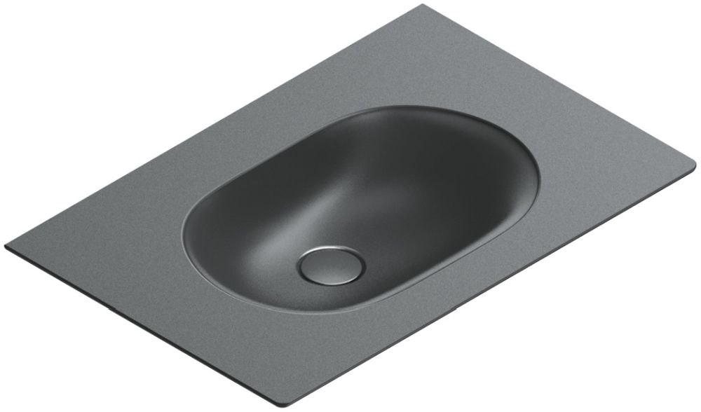 Catalano Sfera lavoar 60x50 cm dreptunghiular clasică-mobilier negru 0520610022