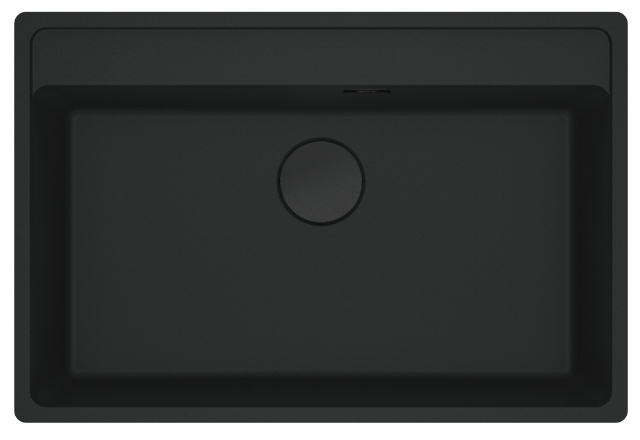 Franke Maris chiuvetă din granit 76x51 cm negru 114.0693.514