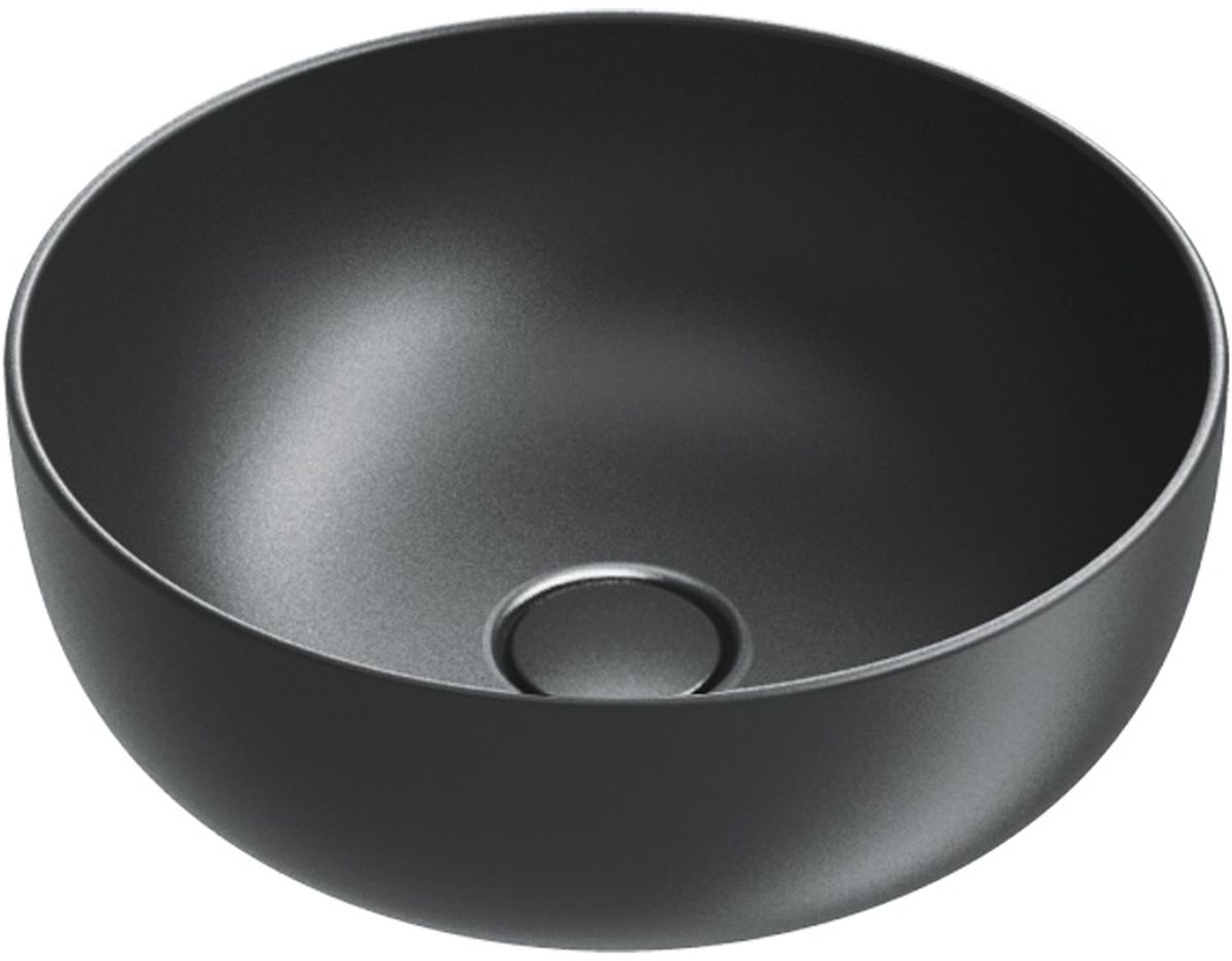 Catalano Sfera lavoar 42x42 cm rotund de blat negru 0523430022