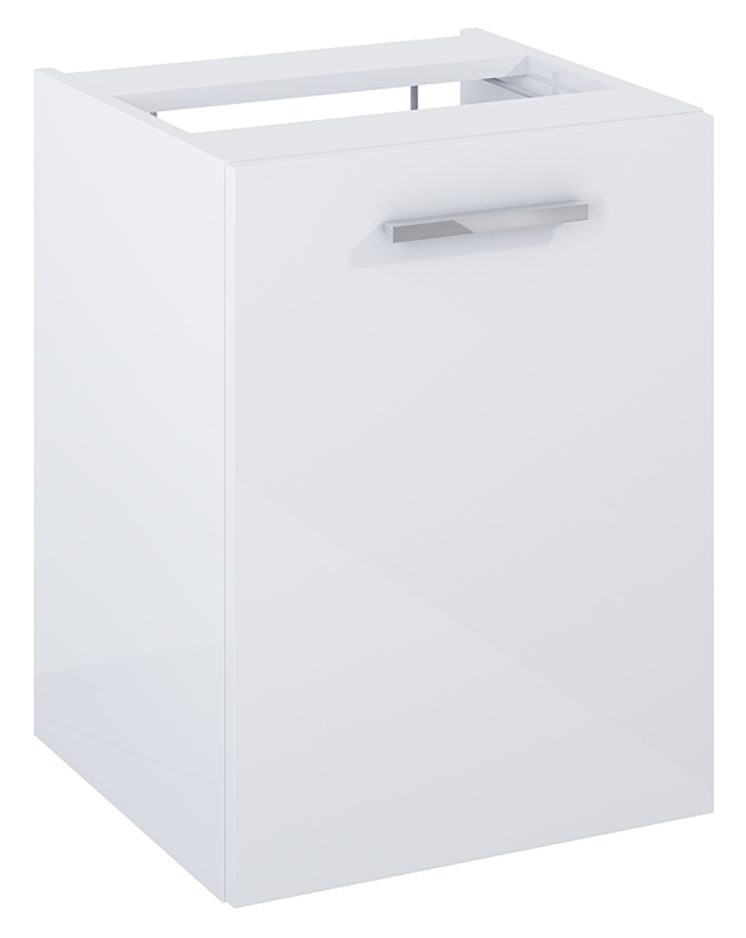 Roca Kwadro dulap 39.8x38.4x53 cm laterala pe perete alb A857973806