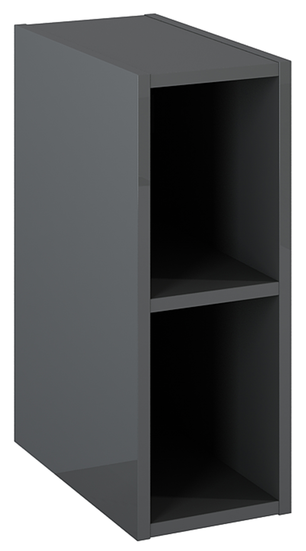 Roca Kwadro dulap 20x38.6x53 cm laterala pe perete antracit A857975153