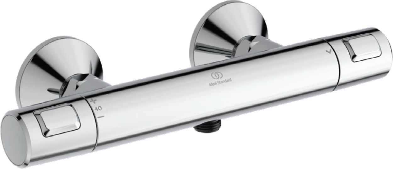 Ideal Standard Ceratherm T25 baterie de duș perete cu termostat crom A7201AA