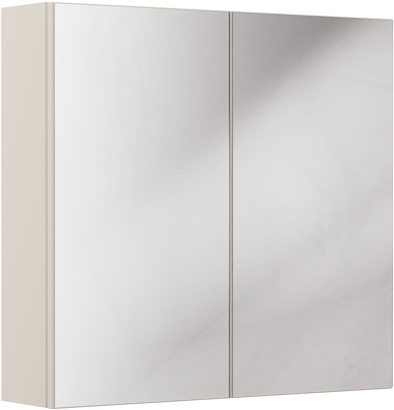 Comad Bella Cashmere dulap 80x19x75 cm cu oglinda bej CASHMERE UN 84-80-2D