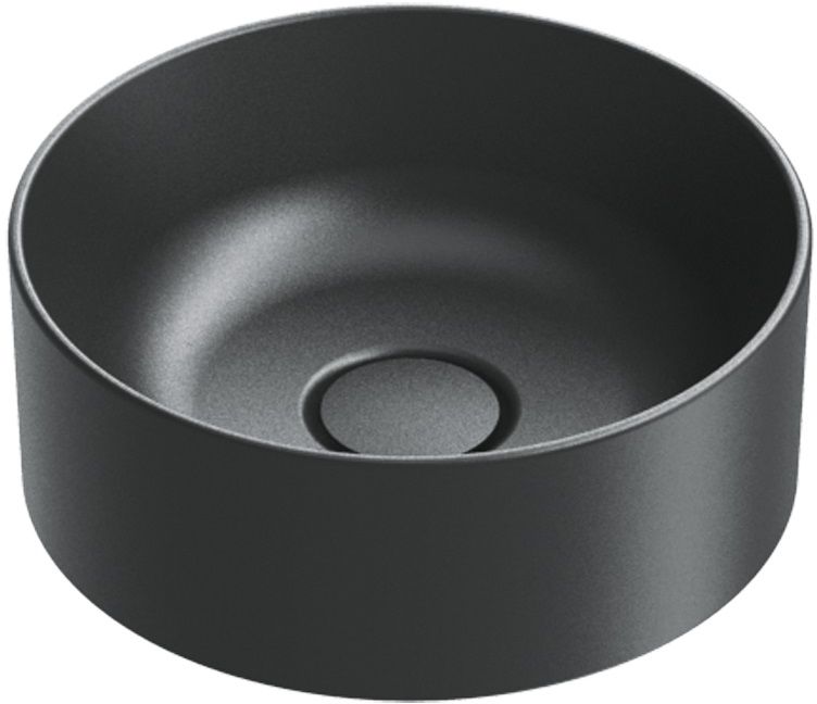 Catalano Zero lavoar 32x32 cm rotund de blat negru 0122320022