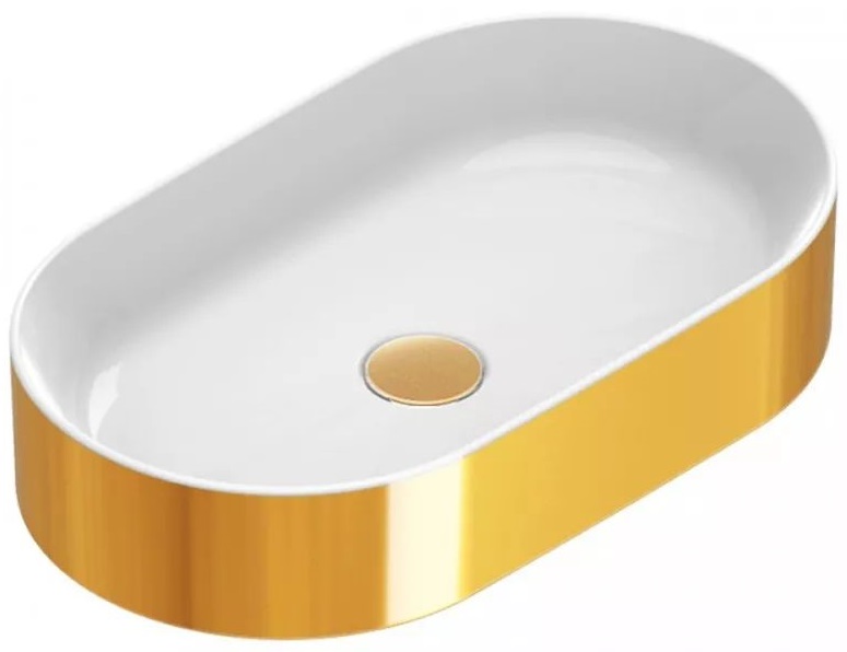 Catalano Gold & Silver lavoar 50x35 cm oval de blat bicolor 0122500042