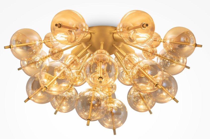 Maytoni Bolla lampă de tavan 4x60 W alamă MOD133CL-04BS