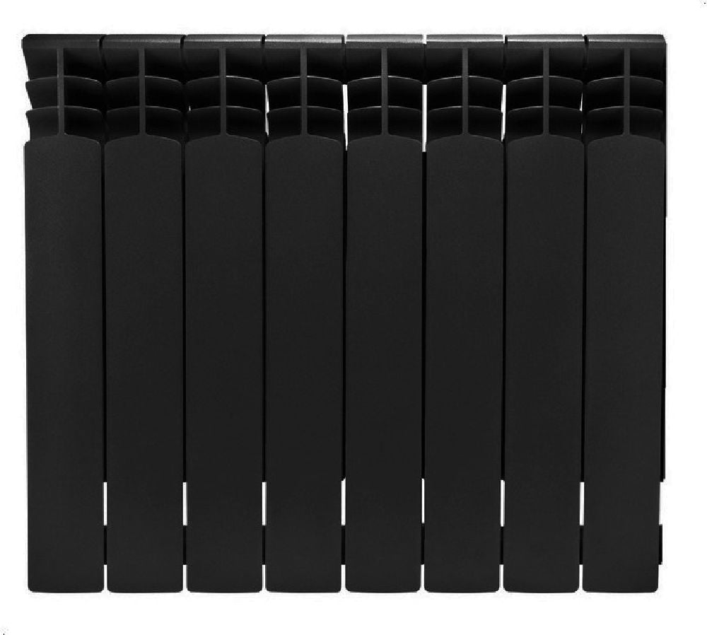 KFA Armatura G500F calorifer de cameră 57.2x64.4 cm podłączenie lateral negru 789-080-81