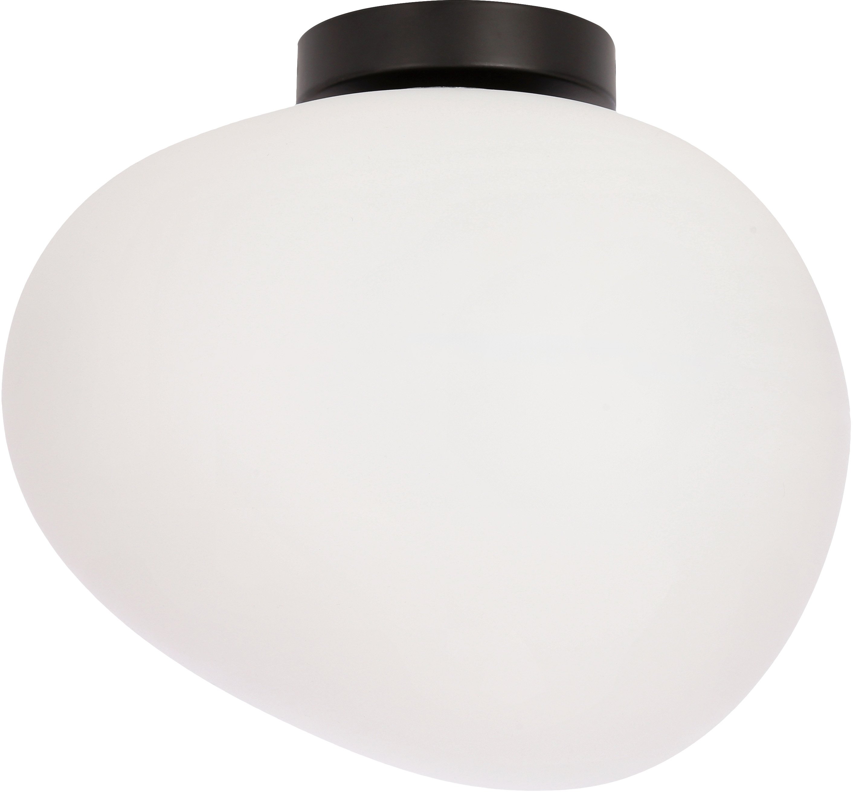 Candellux Stones lampă de tavan 1x40 W alb-negru 13-35189