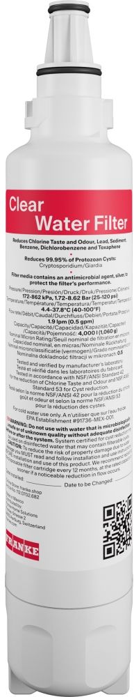 Franke Clear Water filtru sub chiuvetă 112.0702.682