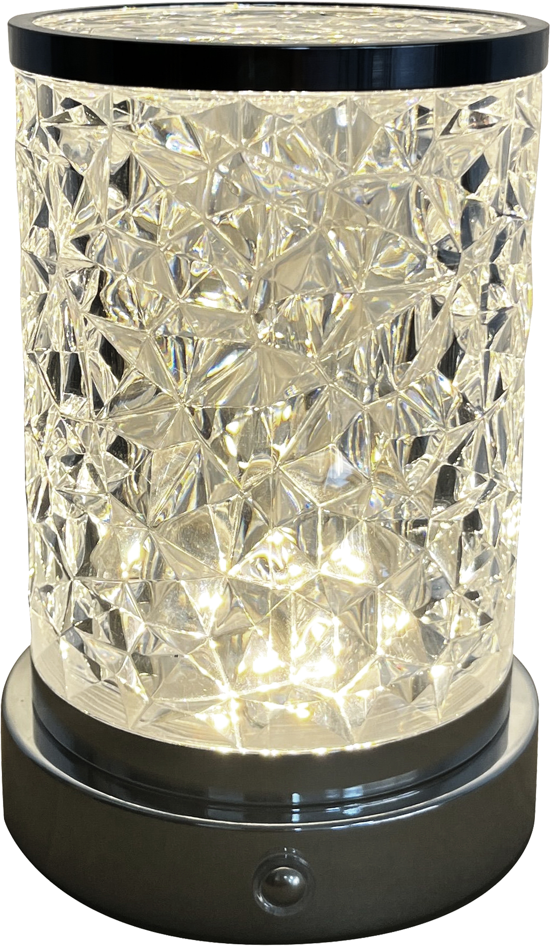 Candellux Brillo veioză 1x2.5 W negru-transparent 41-35806