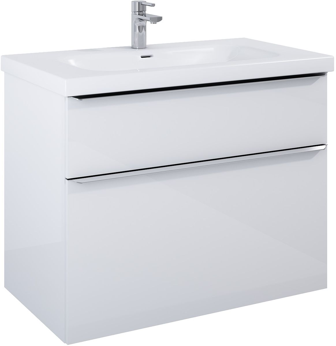 Elita Lofty dulap 91x48.7x69.5 cm sub chiuveta pe perete alb RE010900028060