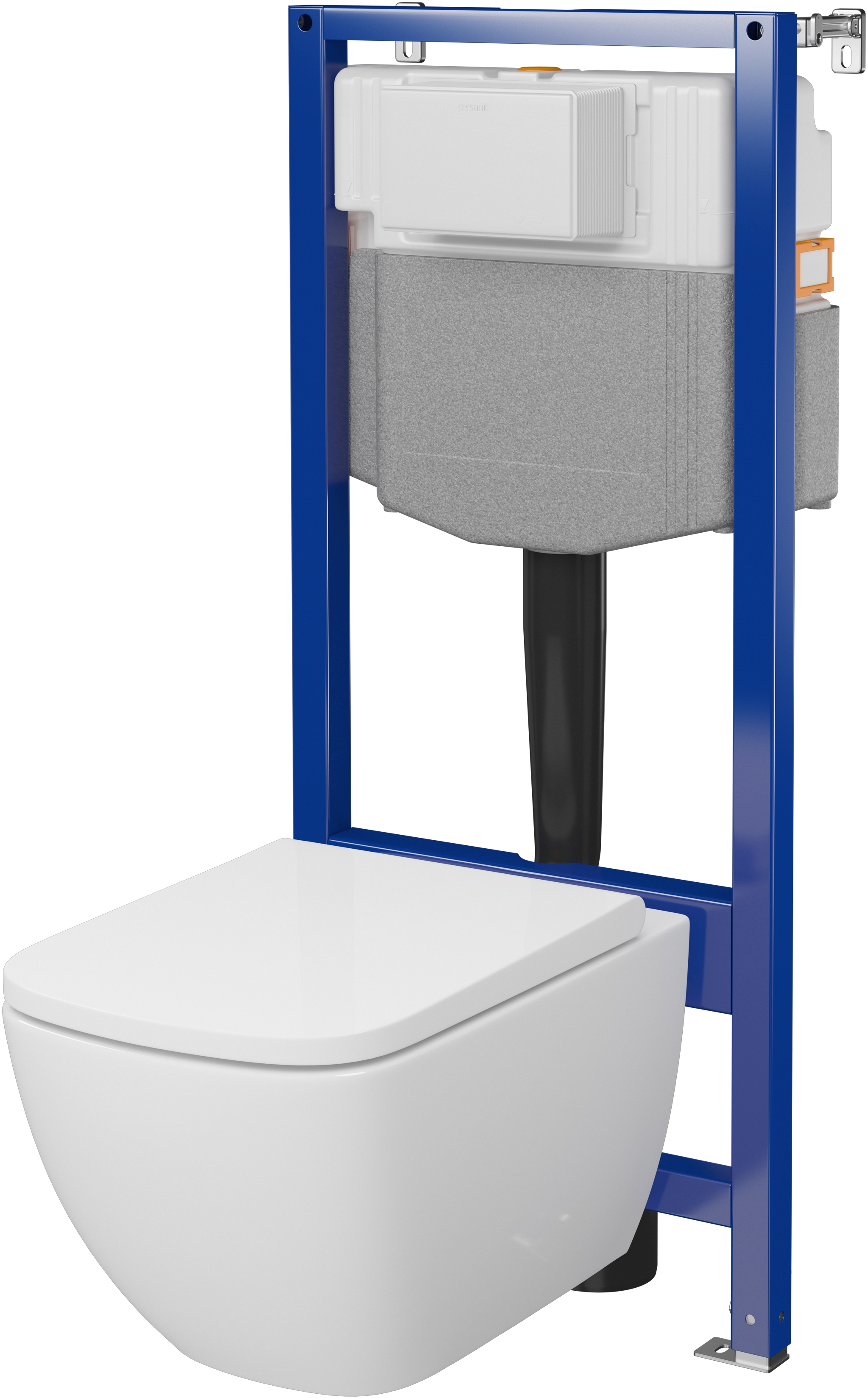 Cersanit Zen set wc cadru cu capac cu spălare turbionară S701-886