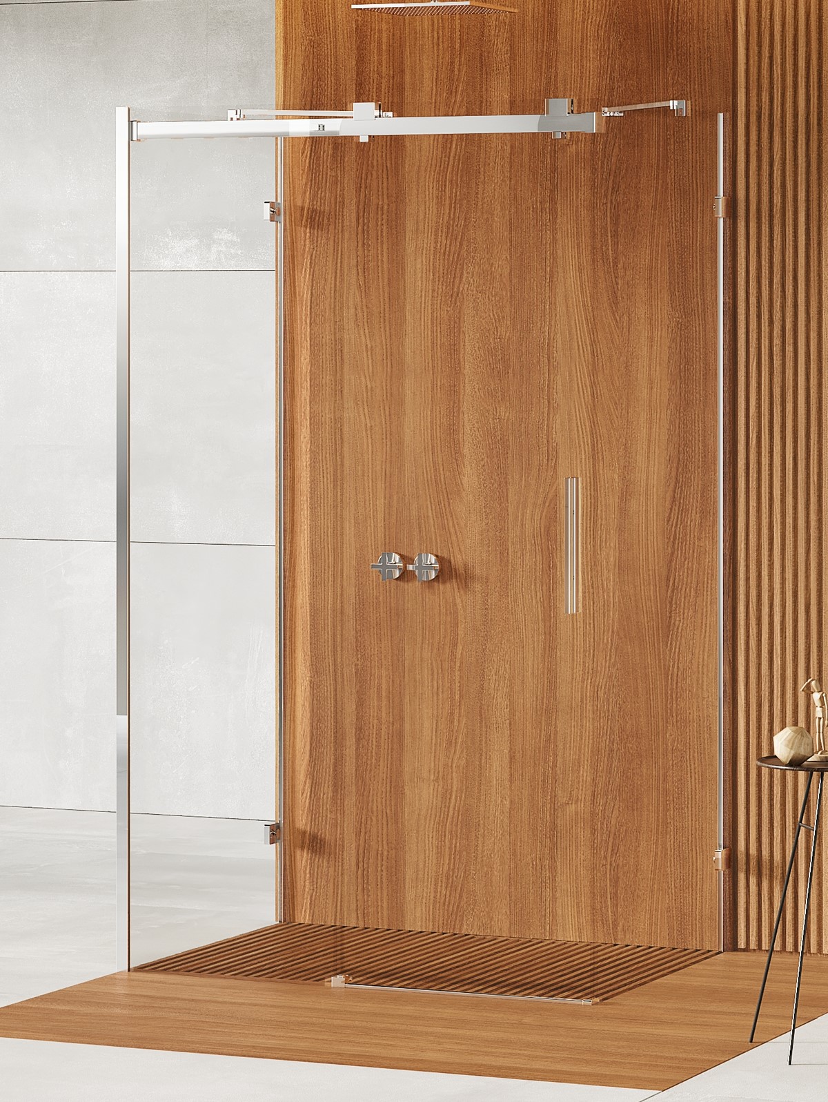 New Trendy Softi X cabină de duș 100x80 cm dreptunghiular crom luciu/sticlă transparentă EXK-5321