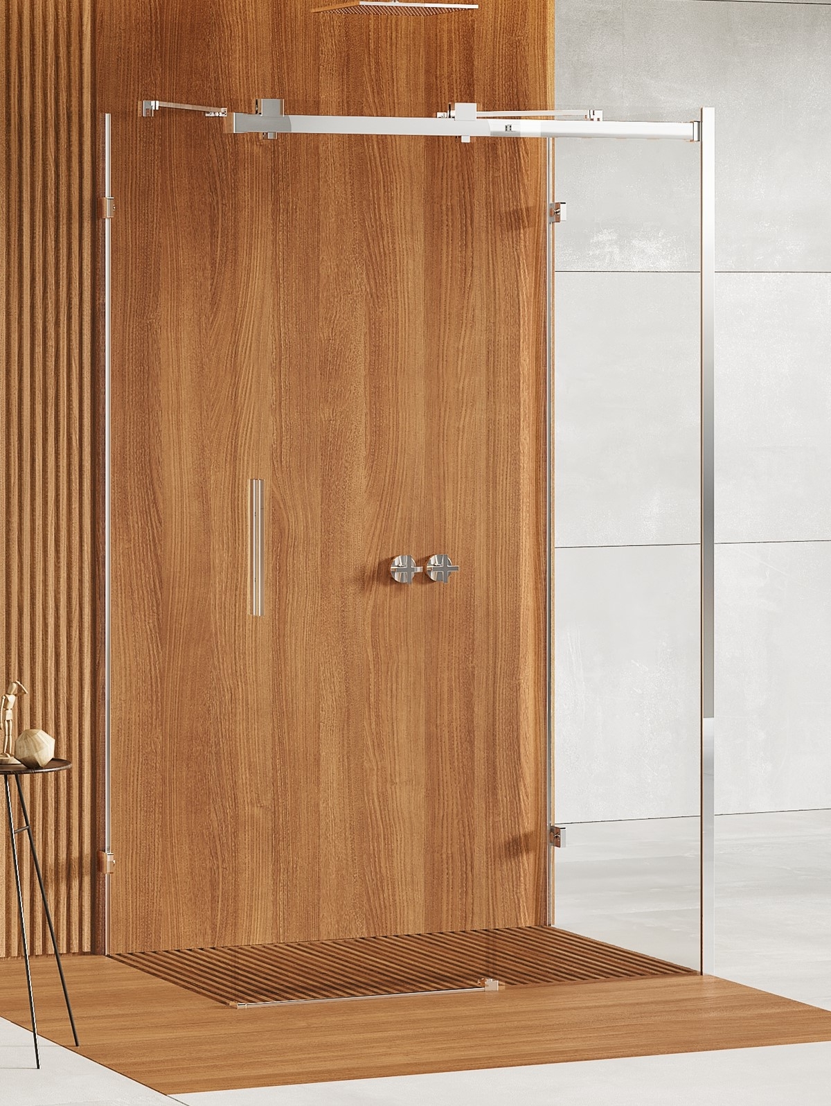 New Trendy Softi X cabină de duș 130x100 cm dreptunghiular crom luciu/sticlă transparentă EXK-5344