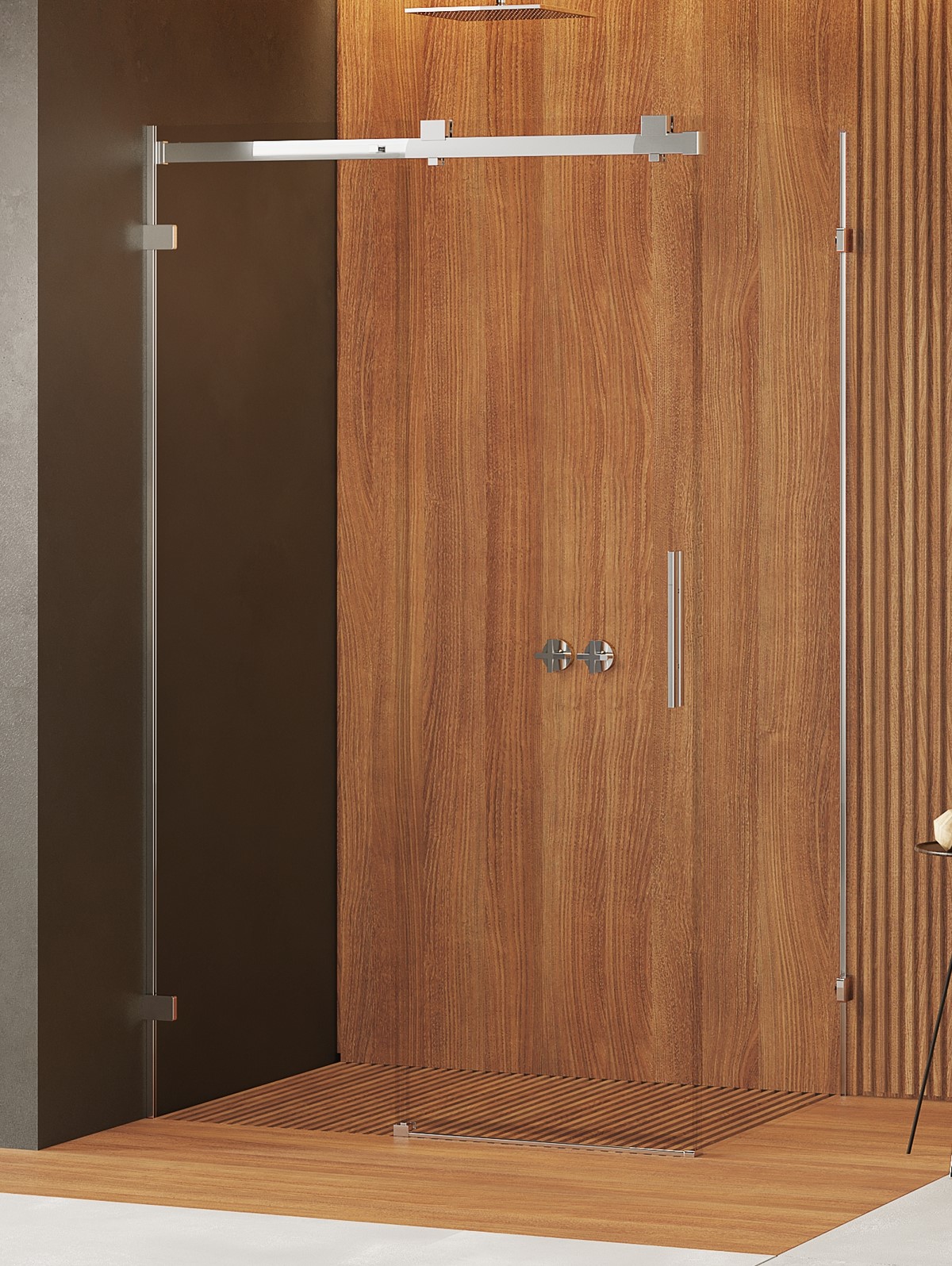New Trendy Softi X cabină de duș 100x80 cm dreptunghiular crom luciu/sticlă transparentă EXK-5271