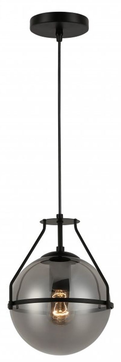 GTV Drop lampă suspendată 1x25 W negru-fumuriu OS-DRO2-10-DEC