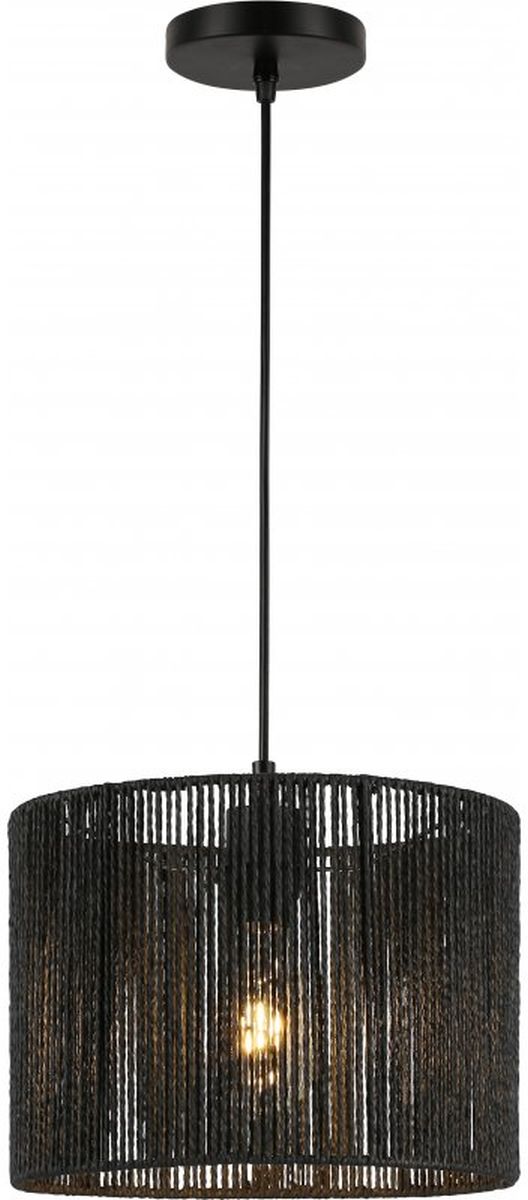 GTV Foresto lampă suspendată 1x40 W negru OS-FORES-10-DEC