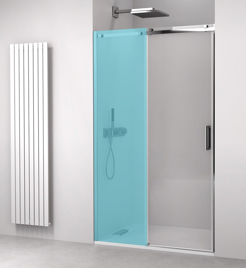 Polysan Thron Line uși de duș 150 cm culisantă crom luciu/sticlă transparentă TL5015B BOX 2/2