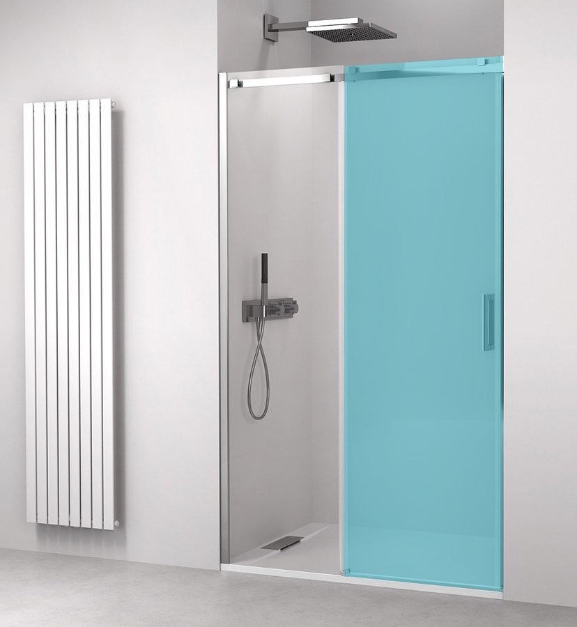 Polysan Thron Line uși de duș 160 cm culisantă crom luciu/sticlă transparentă TL5016A BOX 1/2