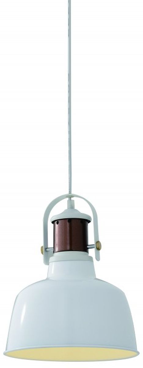 GTV Noor lampă suspendată 1x40 W alb OS-NOOR-00-DEC
