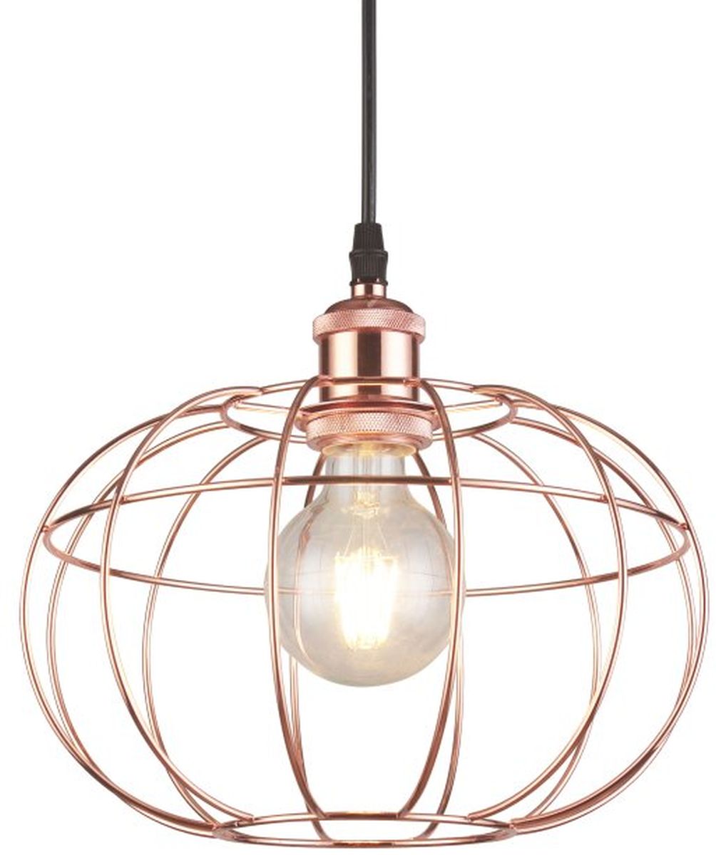 GTV Viela lampă suspendată 1x40 W cupru OS-VIEL4-41-DEC