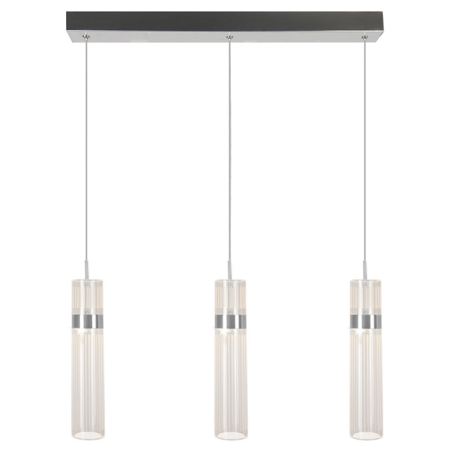 Light Prestige Ambiente lampă suspendată 3x6 W crom LP15103LCH