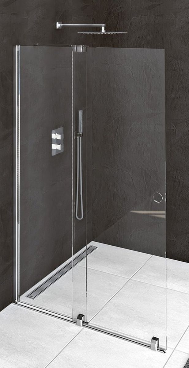 Polysan Modular Shower uși de duș 140 cm culisantă crom luciu/sticlă transparentă MS5-140