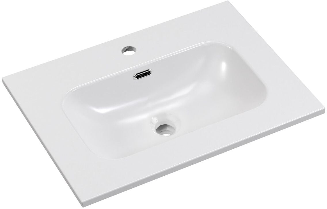 Comad Fly lavoar 61x46 cm dreptunghiular mobilier alb FLY WHITE GLOSS UM 60-46 DP ( E-8073-60 )