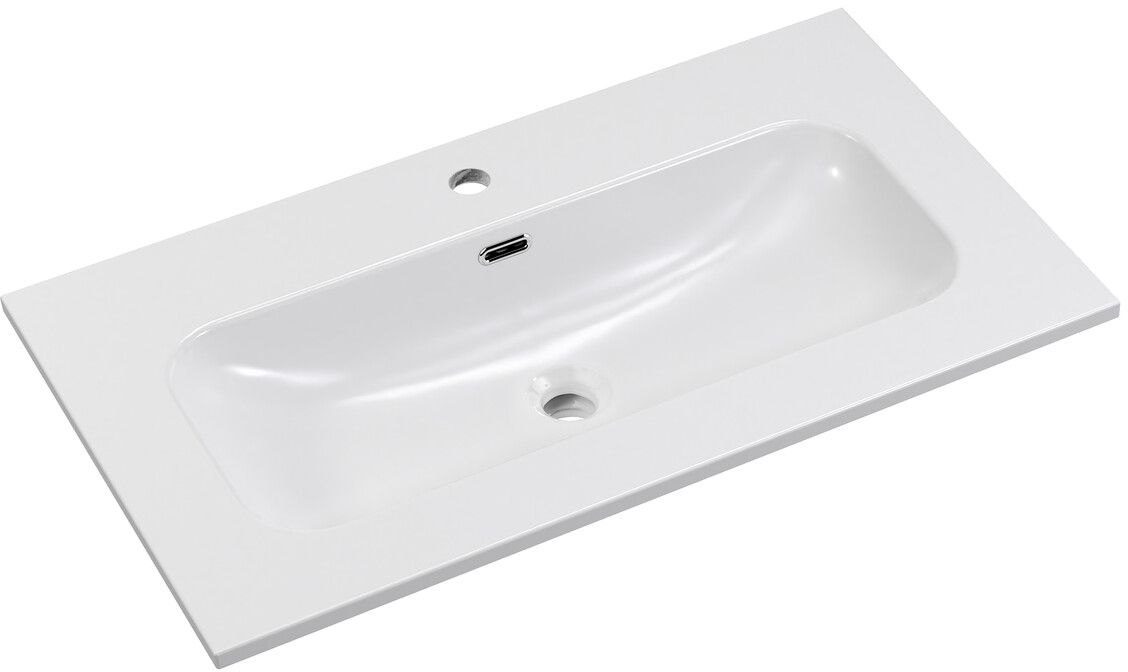 Comad Fly lavoar 81x46 cm dreptunghiular mobilier alb FLY WHITE GLOSS UM 80-46 DP ( E-8073-80 )