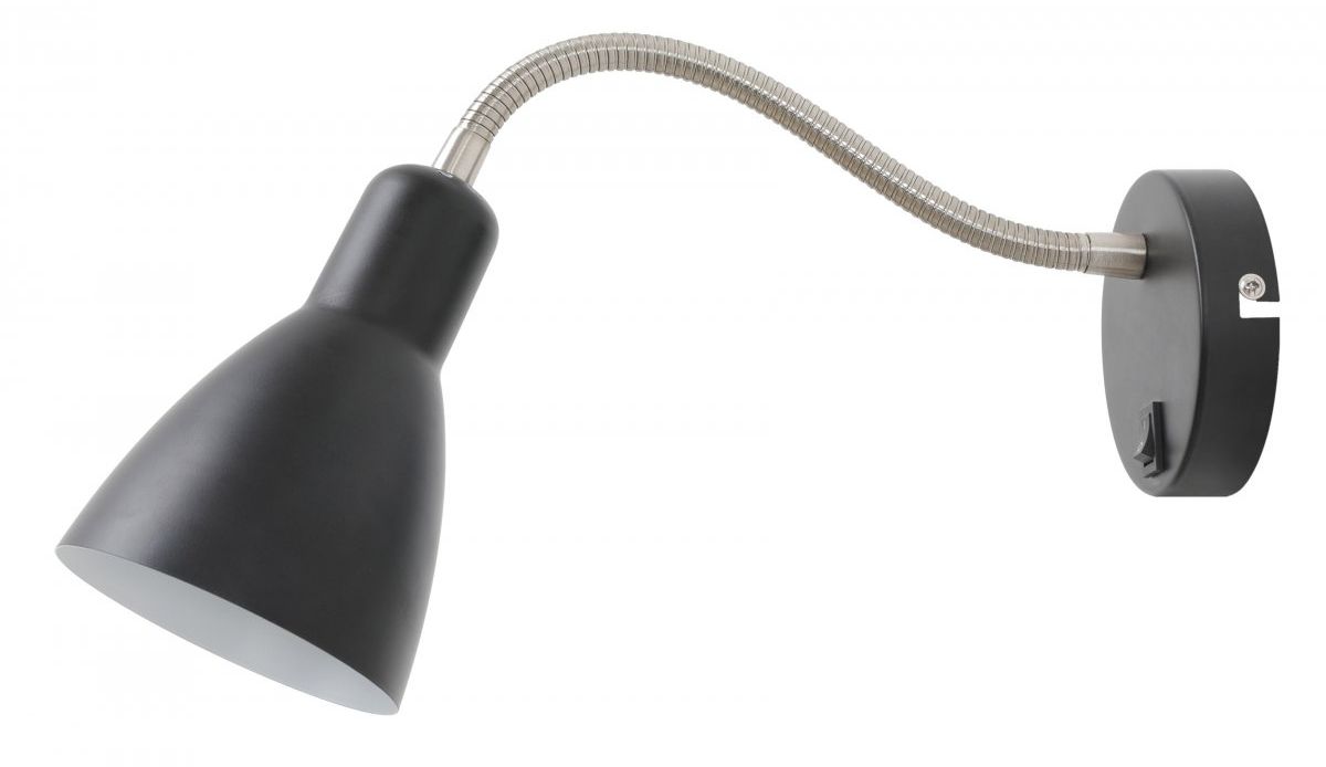GTV Etore lampă de perete 1x25 W negru OS-ETO-E27-10-DEC