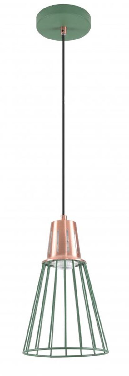 GTV Kaliope lampă suspendată 1x40 W verde-auriu OS-KAL-E27-26-DEC