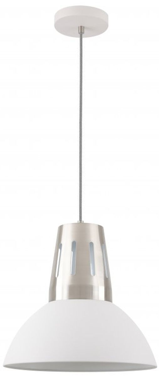GTV Artemia lampă suspendată 1x40 W alb-argint OS-ART-L-E27-00-DEC