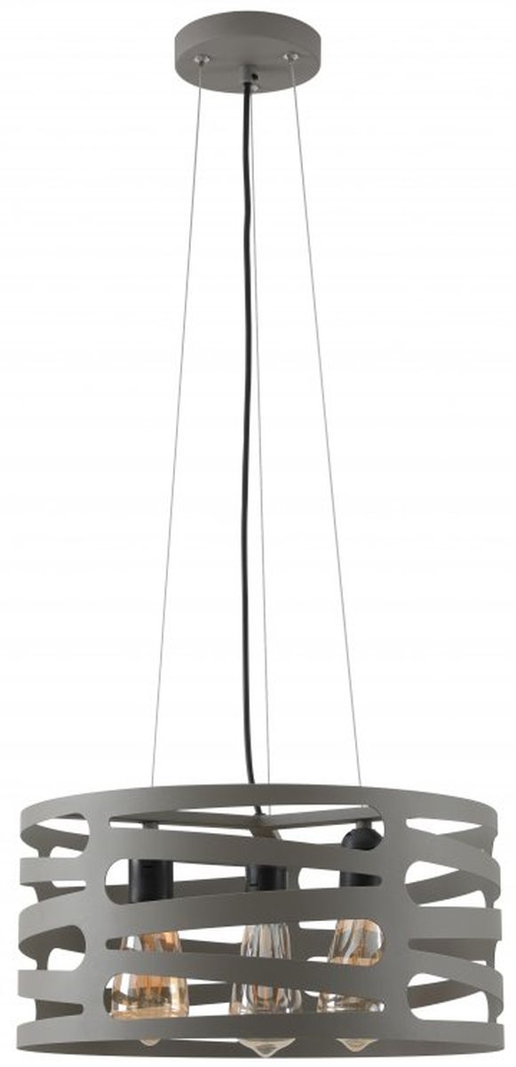 GTV Marisa lampă suspendată 3x40 W gri/frasin OS-MAR-E27-15-DEC