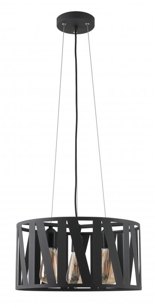 GTV Melody lampă suspendată 3x40 W negru OS-MEL-E27-10-DEC