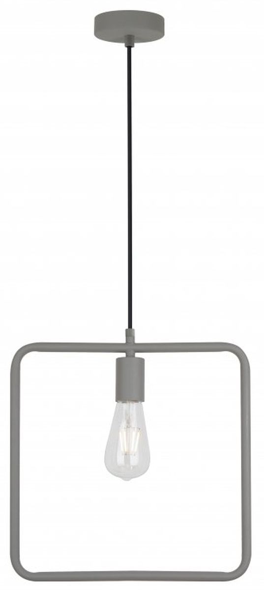 GTV Lija lampă suspendată 1x40 W gri/frasin OS-LI-E27-15-DEC