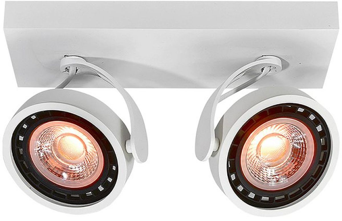 GTV Wally lampă de tavan 2x40 W alb OS-WALLY2-00-DEC