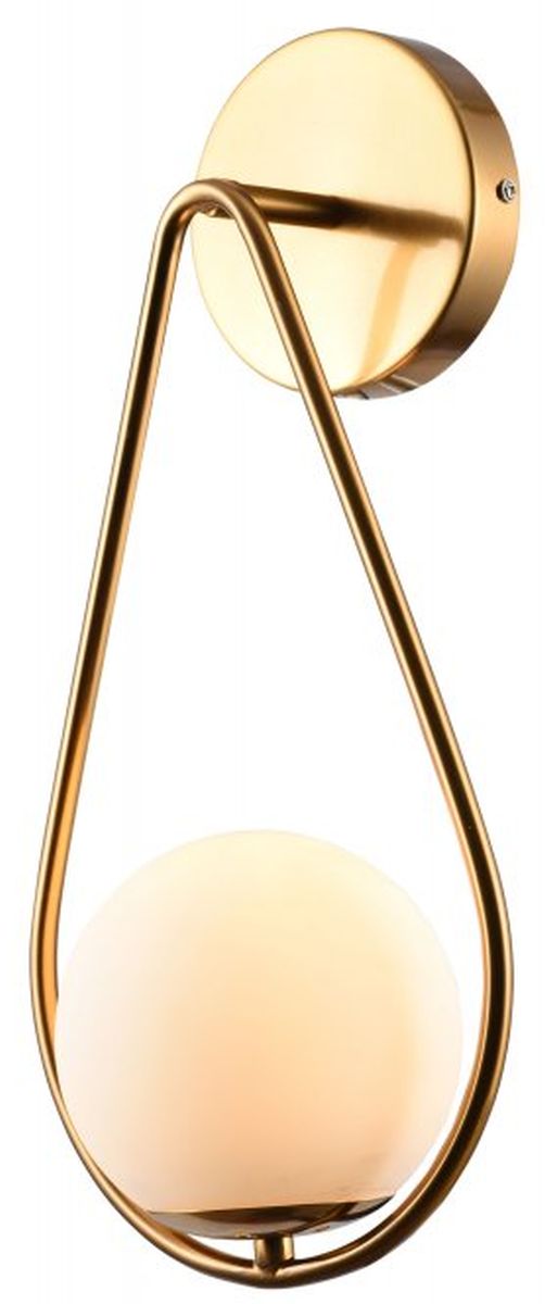 GTV Ciklop lampă de perete 1x40 W auriu OS-CIKLOP2-40-DEC
