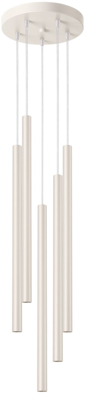 Sollux Lighting Pastelo lampă suspendată 5x8 W bej SL.1516