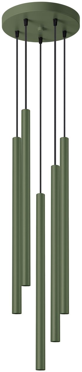 Sollux Lighting Pastelo lampă suspendată 5x8 W verde SL.1522