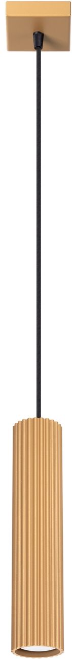 Sollux Lighting Karbon lampă suspendată 1x10 W auriu SL.1554