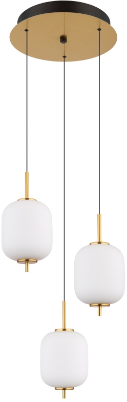 Globo Lighting Ewald lampă suspendată 3x20 W alamă 15217-3