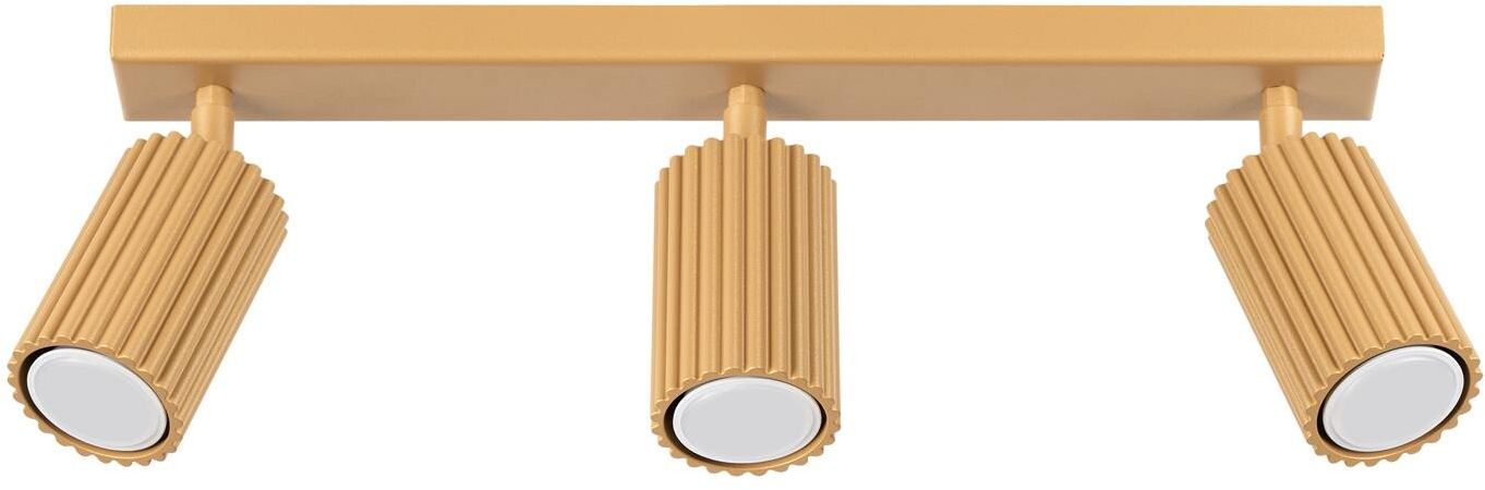 Sollux Lighting Karbon lampă de tavan 3x10 W auriu SL.1562