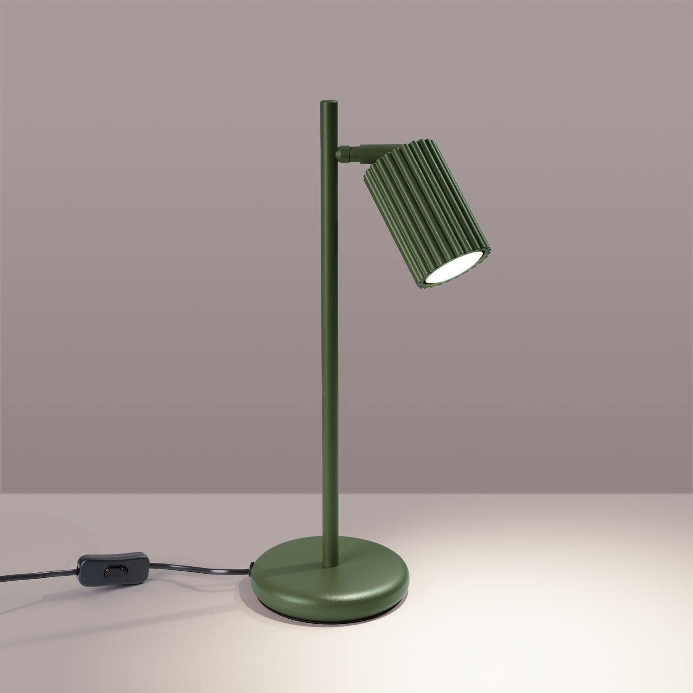 Sollux Lighting Karbon veioză 1x10 W verde SL.1624