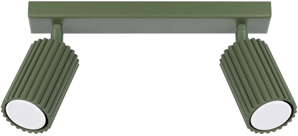 Sollux Lighting Karbon lampă de tavan 2x10 W verde SL.1618