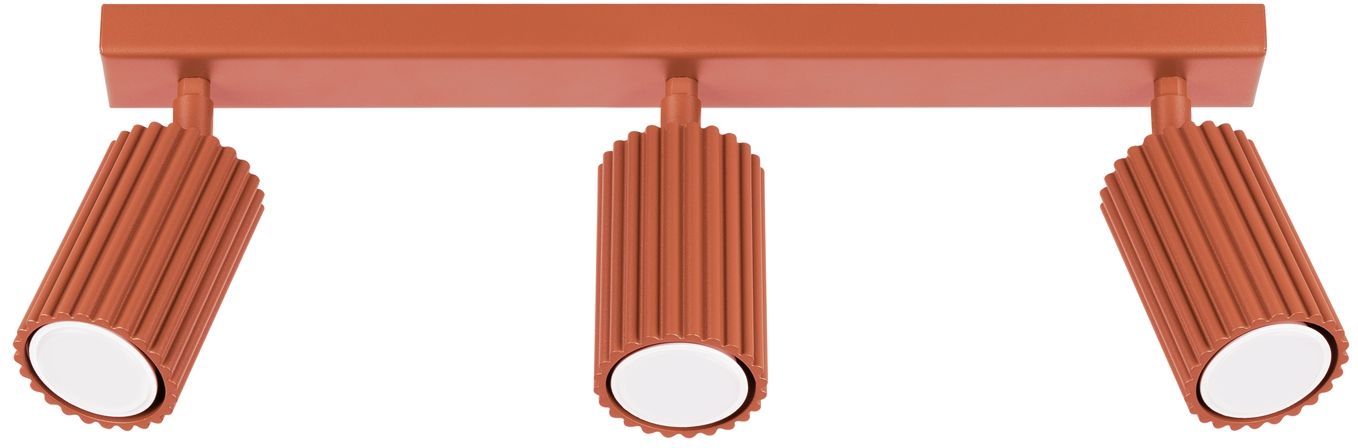 Sollux Lighting Karbon lampă de tavan 3x10 W roșu SL.1638