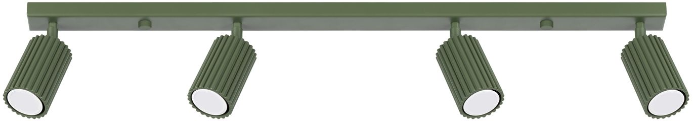 Sollux Lighting Karbon lampă de tavan 4x10 W verde SL.1622