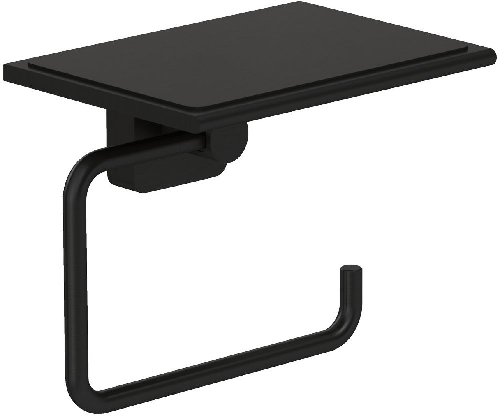 Kludi Vela S suport pentru hârtie igienică negru 2597139