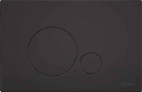 Duravit DuraSystem buton de spălare pentru WC negru WD5010031000