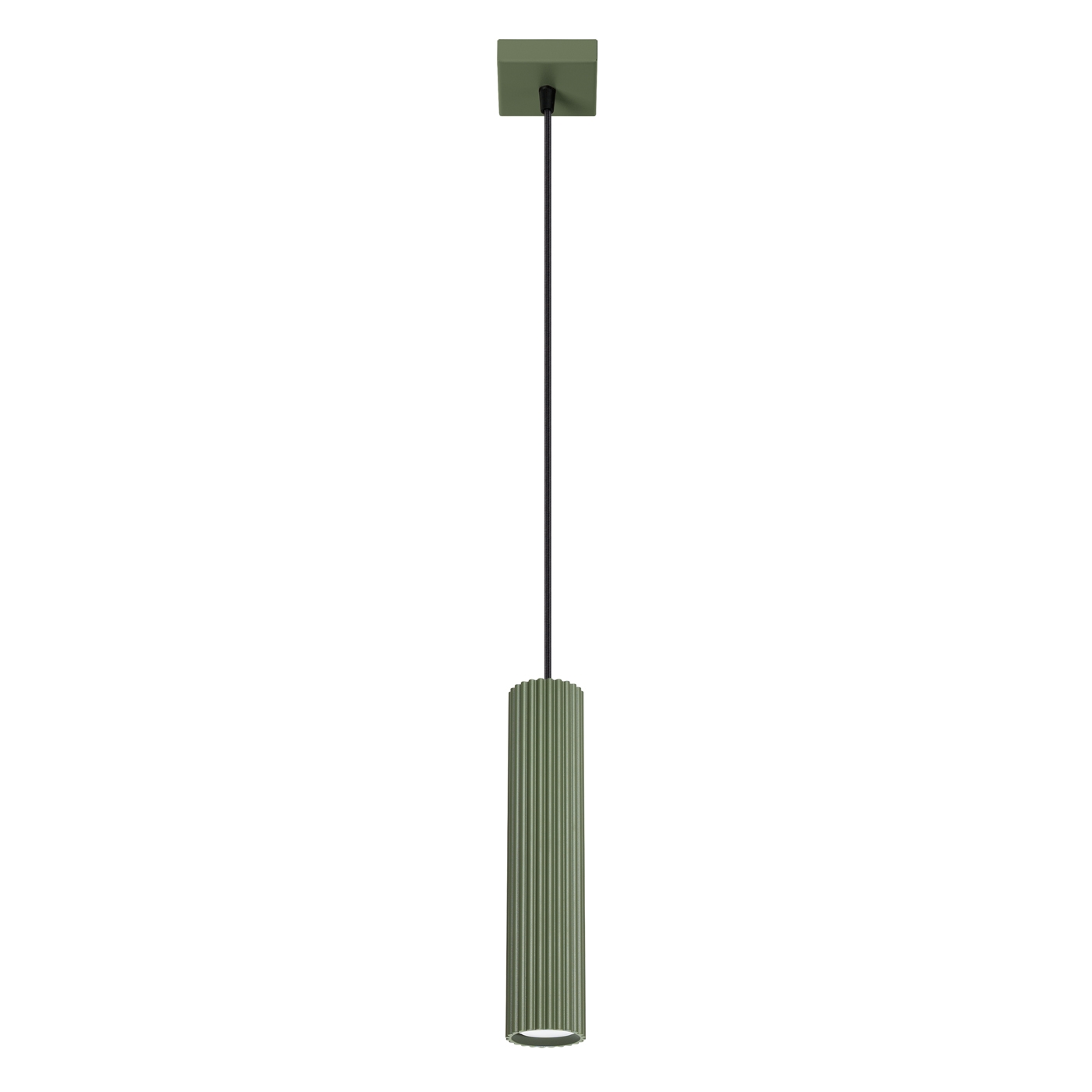 Sollux Lighting Karbon lampă suspendată 1x10 W verde SL.1611